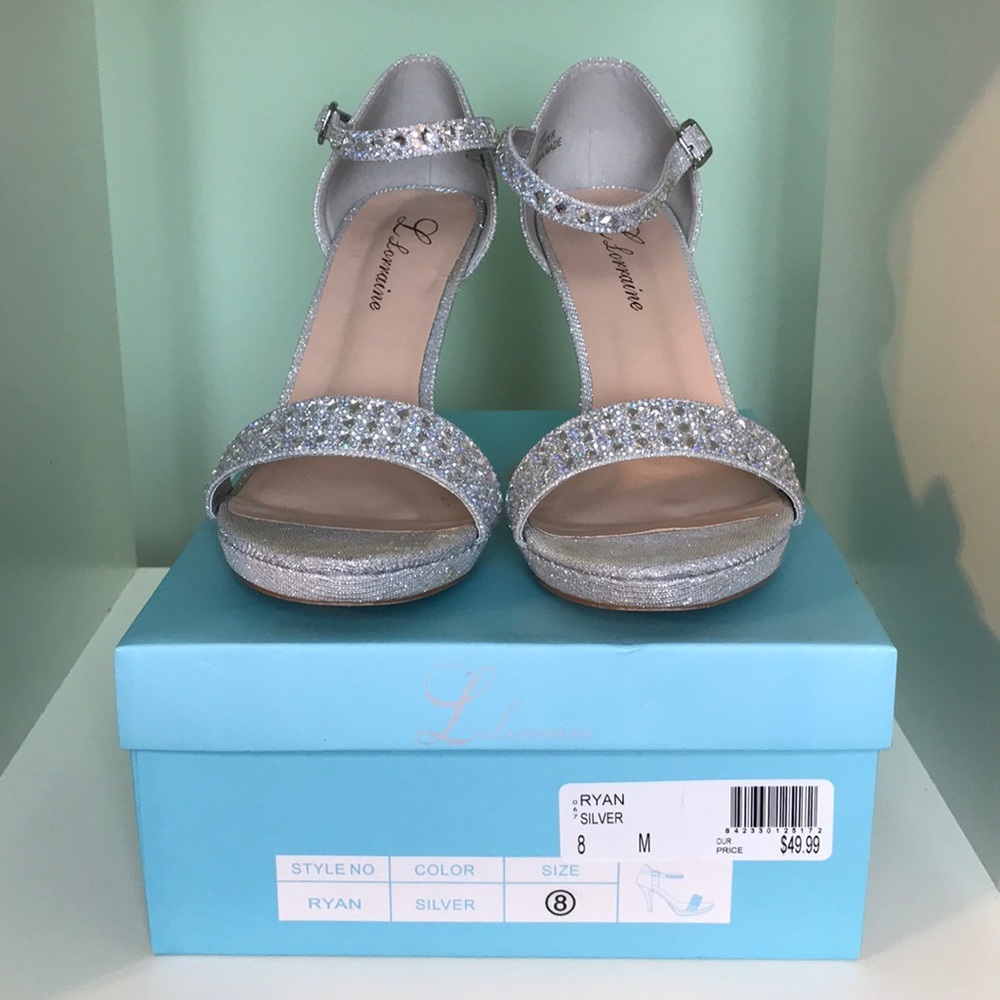 Silver heels